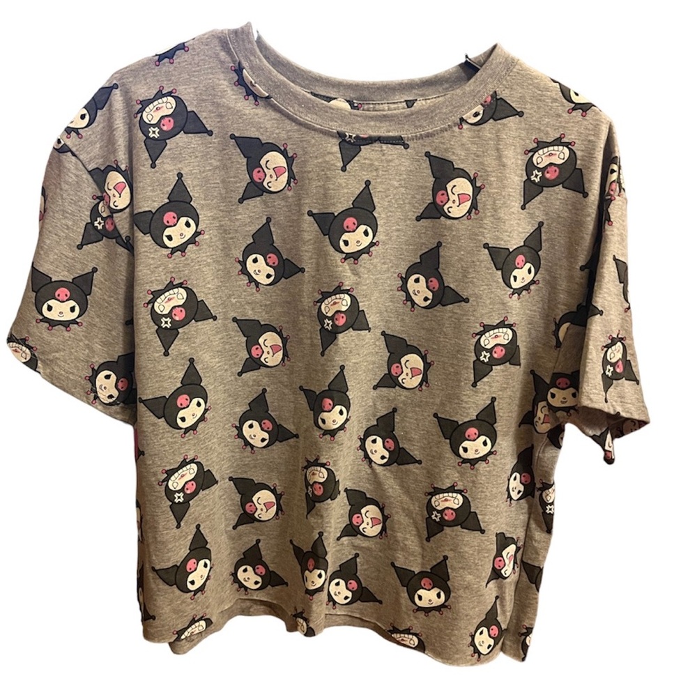 NWOT Kuromi by Sanrio Cropped Shirt!